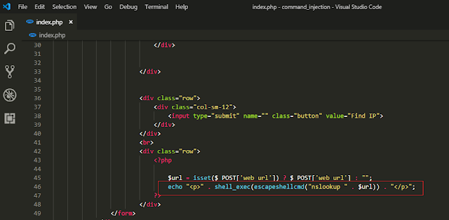 Protecting Against Command Injection